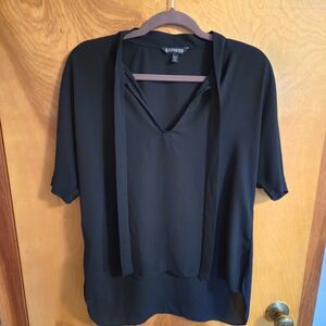 Black Chiffon Blouse
